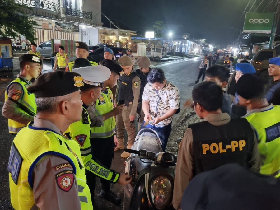 Razia Gabungan Polres PALI