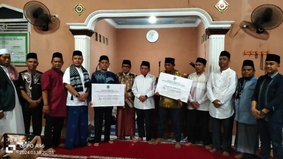 Safari Ramadhan Bersama Polres dan Pemkab PALI di Masjid Al-Muhajirin Desa Betung