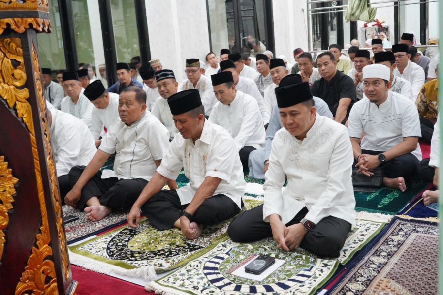 Safari Ramadhan Pangdam II/Swj Bersama Forkopimda di Masjid Makodam