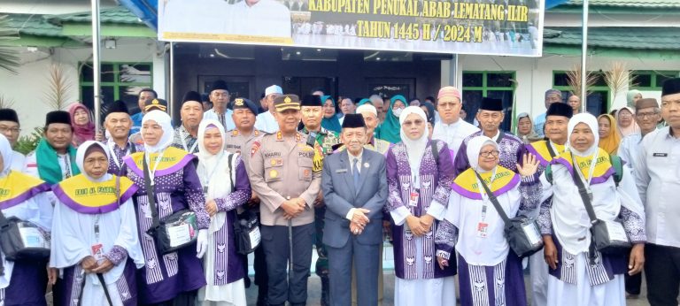 Sebanyak 16 Jamaah Haji Wabup PALI Lepas Keberangkatannya