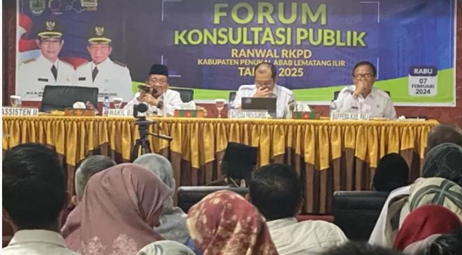 Sejumlah Isu Strategis Dibahas Dalam Forum Konsultasi Publik Ranwal PALI