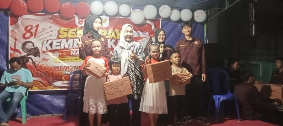 Semarak Malam Puncak HUT RI Ke-81 Kemerdekaan RI di Muara Enim dihadiri langsung DPRD Efriani