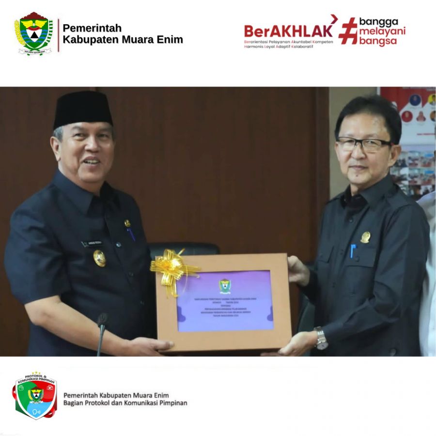 Serahkan Raperda Pertanggungjawaban APBD TA 2023 Ke DPRD, Pj. Bupati Sampaikan Prestasi WTP Ke-11
