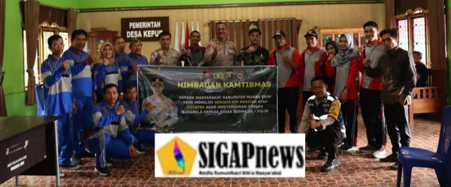 Serahkan Senpi Rakitan Secara Sukarela Kepihak Kepolisian! Himbauan Binmas & Humas Kepada Masyarakat