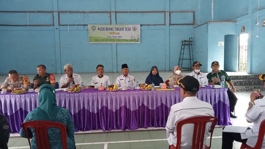 Serap Aspirasi Masyarakat, Pemdes Tegal Rejo Gelar Musrenbangdes Tahun 2023