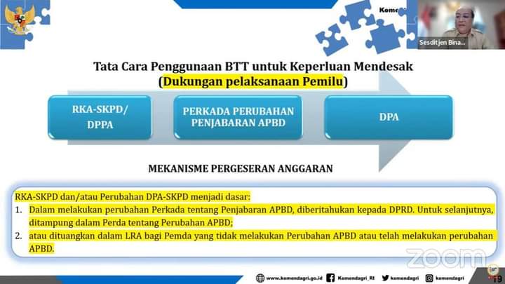 Siap Sukseskan Pemilu 2024, Diskominfo Muara Enim ikuti Virtual Webinar