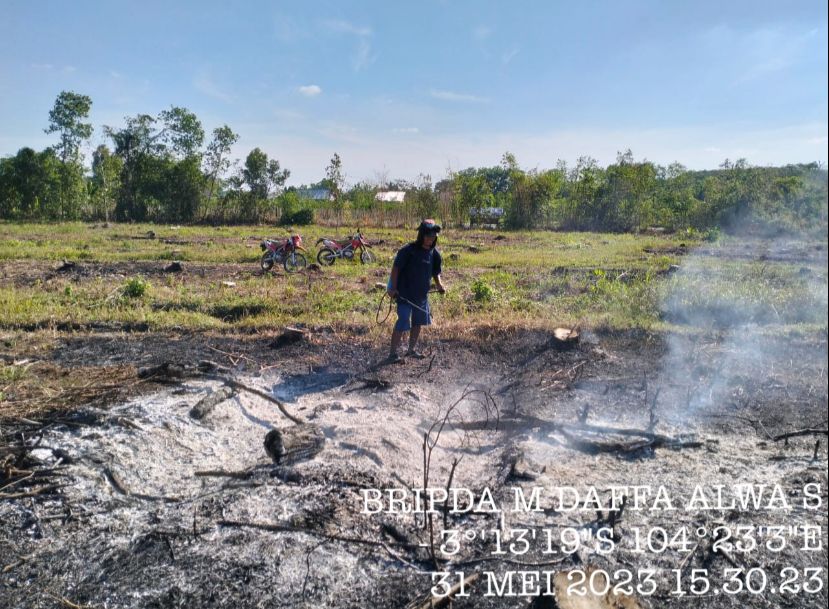 Stop! Masyarakat Sadarlah Jangan Buka Lahan Perkebunan Dengan Cara Dibakar, Pidana Penjara 10 Tahun