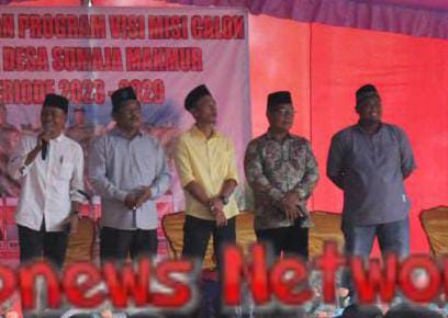 Sukses Gelar Pemaparan Adu Visi Misi Cakades Sumaja Makmur Priode 2023-2029