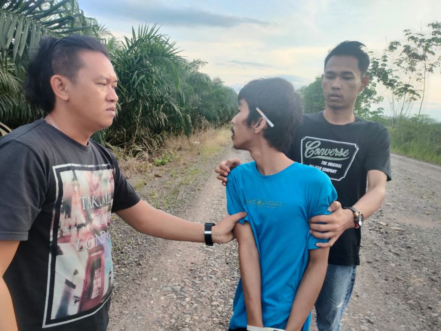 Sat Reskrim Polsek Gelumbang Berhasil Amankan Pelaku ODGJ Bunuh Ibu Kandungnya Sendiri