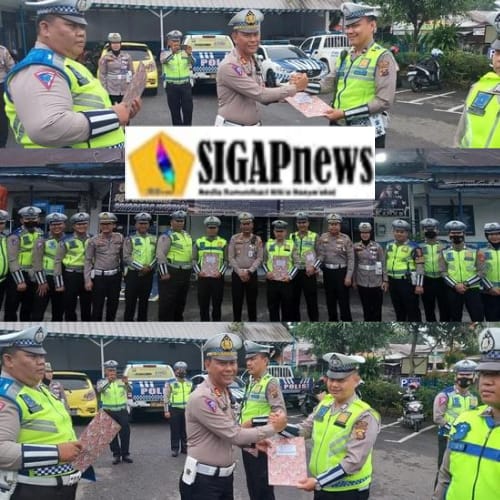 Terimakasih Atas Kinerja Baiknya, Pemberian Reward Kepada Personil Sat Lantas Polres Muara Enim