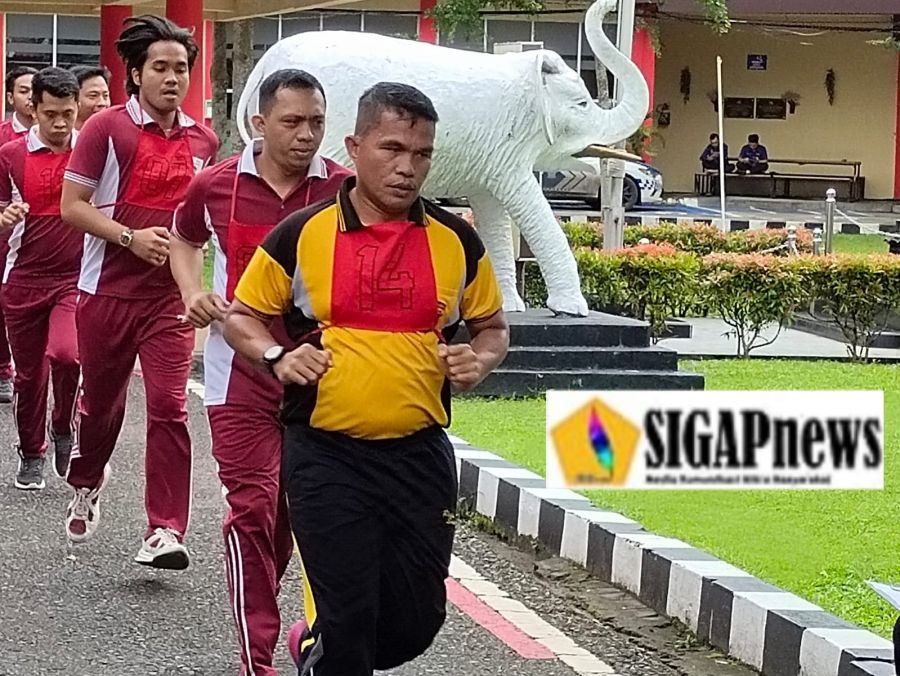 Tes Kesamaptaan Jasmani Berkala Polres Muara Enim 