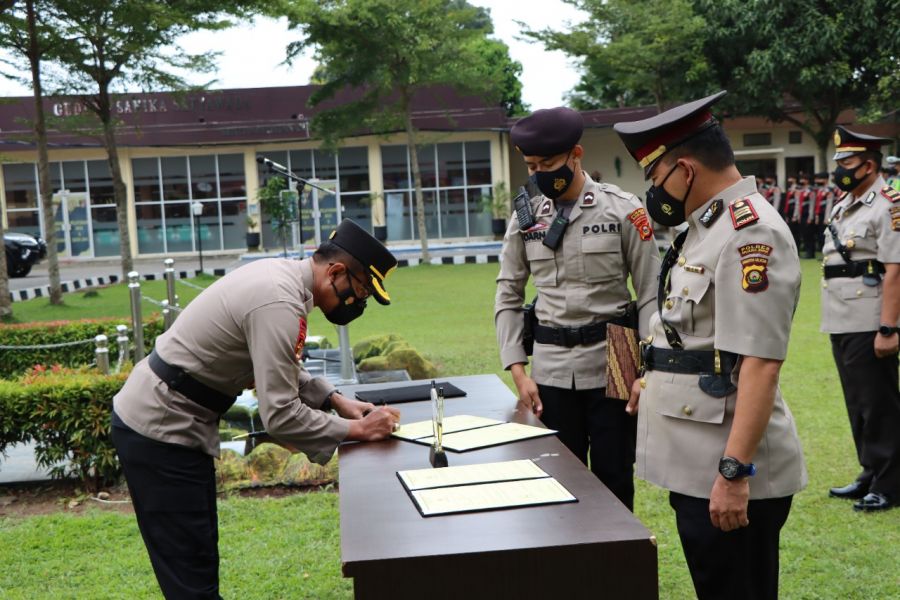3 Kapolsek Dilantik Sekaligus di Wilayah Hukum Polres Muara Enim