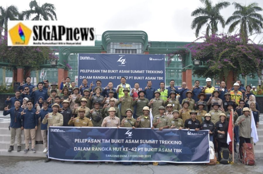 Tim Bukit Asam Summit Tracking Mulai Ekspedisi ke 6 Gunung