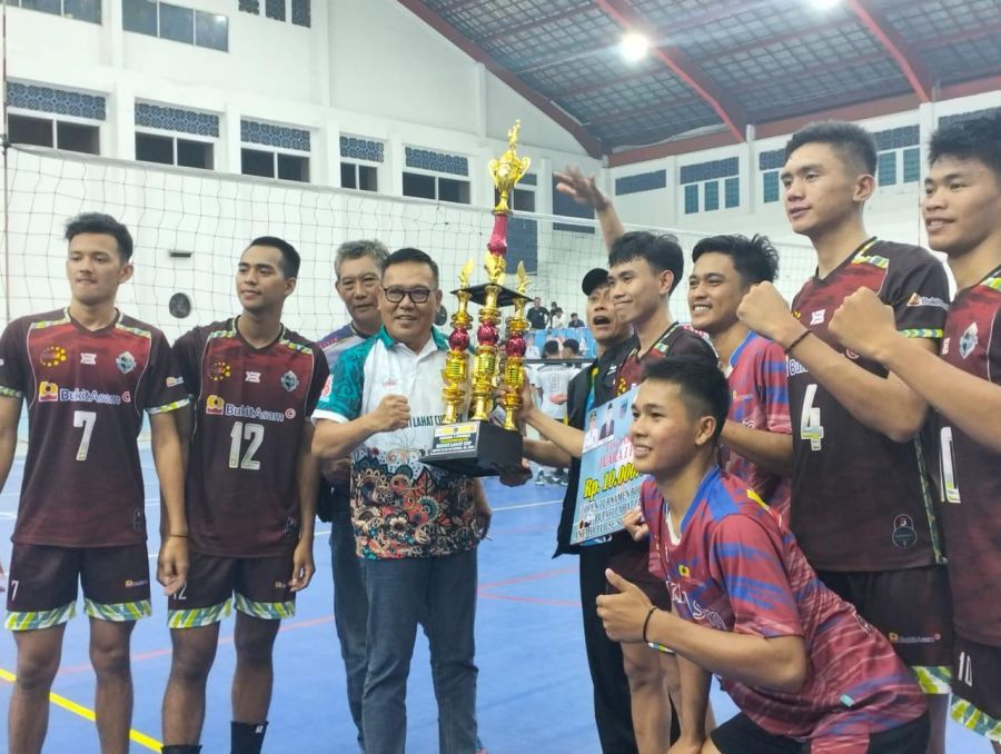 Tim Voli Bukit Asam Jadi Kampiun Bupati Lahat Cup 2024