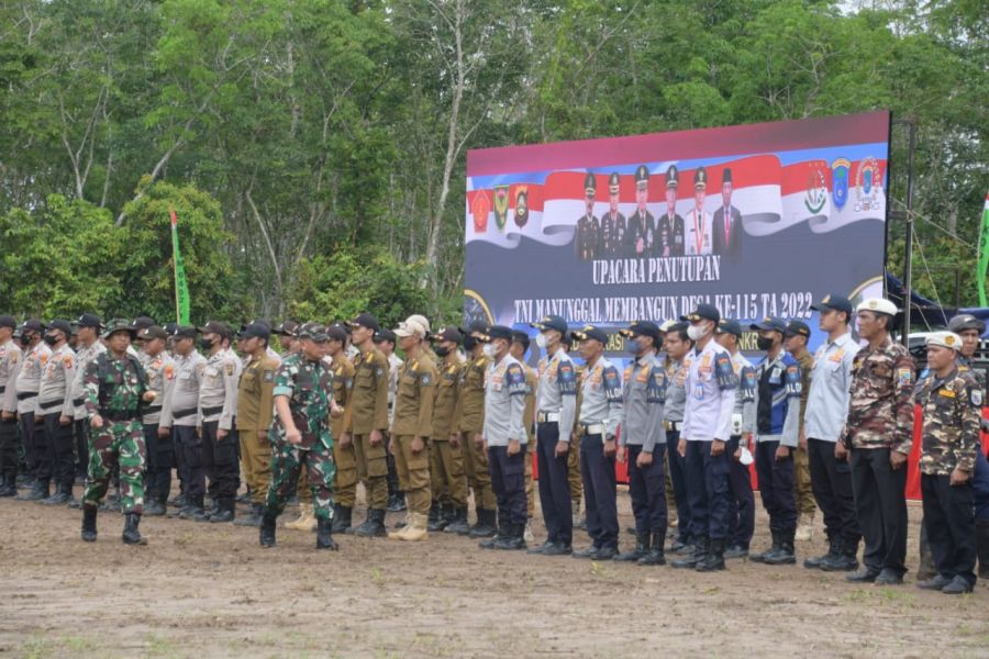 TMMD Ke-115 Di Kabupaten OKI Resmi Ditutup Pangdam ll/Swj