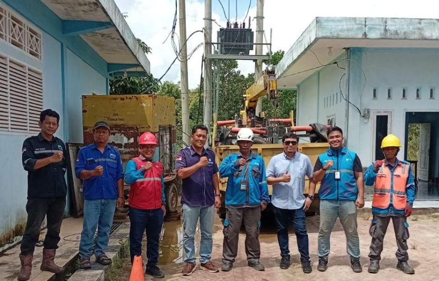 Trafo Booster Simpang Raja Rampung Diperbaiki, Distribusi Air PDAM Tirta PALI Kembali Normal