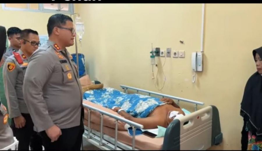Viral Dimedsos Oknum Polisi Tendang Warga, Kapolres Besuk Korban Minta Maaf & Akan Copot Jabatannya