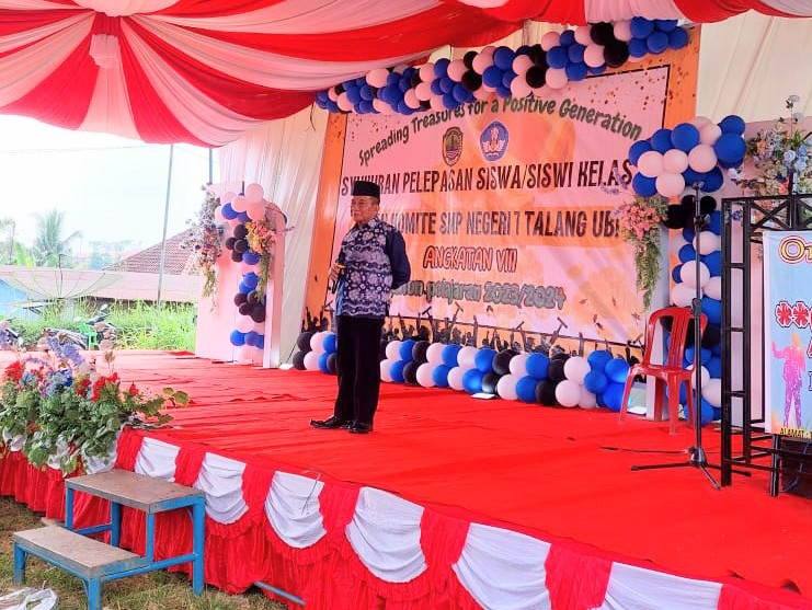 Wabup PALI Hadiri Pelepasan Murit SMPN VII Talang Ubi Angkatan VIII