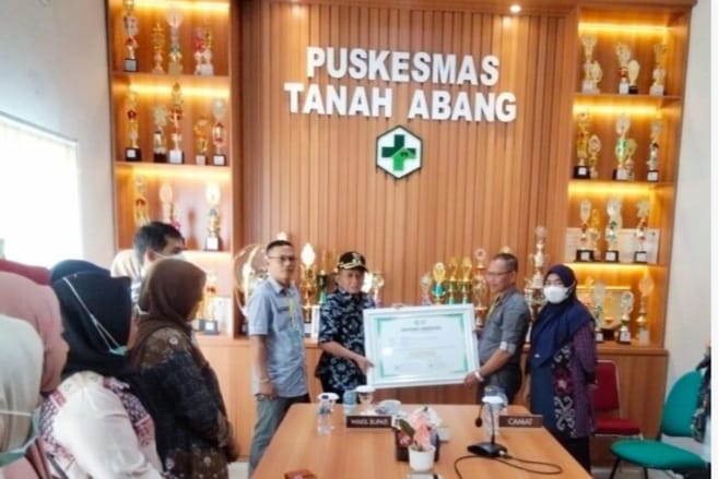 Wabup PALI Kunjungi Puskesmas Tanah Abang