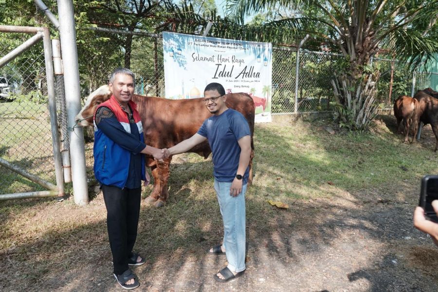 Wujud Syukur, PT Pertamina Hulu Rokan Zona 4 Tebar Kurban Idul Adha di Wilayah Kerja Perusahaan
