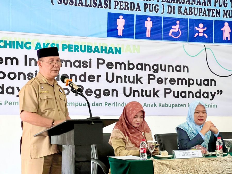 Wujudkan Kesetaraan dan Keadilan Gender, Pemkab. Muara Enim Gelar Sosialisasi Perda PUG