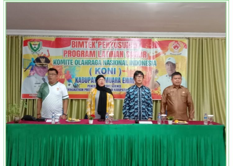 Yakin Raih Juara Porprov 2023, KONI Kabupaten Muara Enim Gelar Bimtek