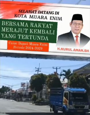H. Nurul aman, SH Maju Sebagai Kandidat Bakal Calon Bupati Muara Enim 2024-2029