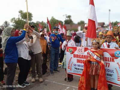 Semarak HUT RI Ke 77, Kecamatan Lawang Kidul adakan Karnaval Serentak Setelah Puasa 3 Tahun