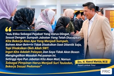 Pemda Lotim Rotasi 21 Pejabat! Ex Kadis Dukcapil, Parihin, S.Sos., M.A.P Kini Jabat Inspektur Daerah