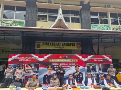Polda Sumbar Ungkap 24 Kasus BBM Subsidi, 25 Tersangka Diamankan