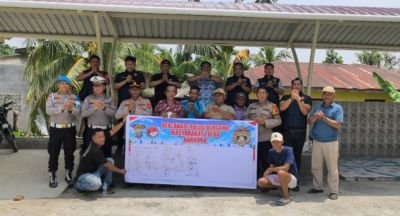 Polsek Kualuh Hulu Gelar OSN Bersama Masyarakat, Bakar Pondok Diduga Jadi Lokasi Konsumsi Narkoba